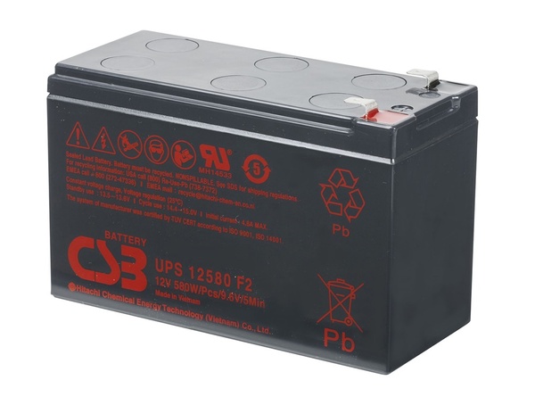 Акумуляторна батарея CSB 12V 10AH (UPS12580/05179) AGM UPS12580/05179 фото