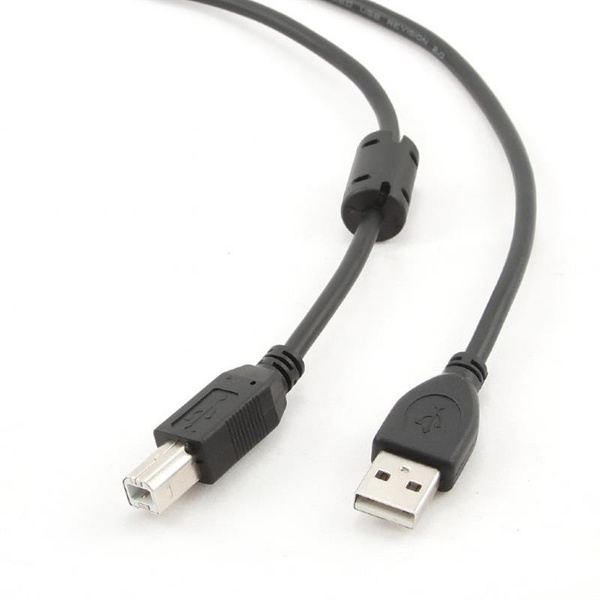 Кабель Cablexpert CCF-USB2-AMBM-10 USB 2.0 AM/BM 3,0 м, Феритовий фільтр CCF-USB2-AMBM-10 фото
