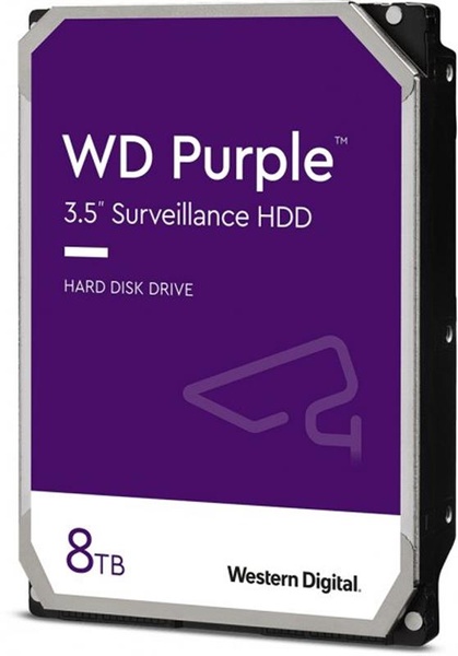 Накопичувач HDD SATA 8.0TB WD Purple 5640rpm 128MB (WD84PURZ) WD84PURZ фото