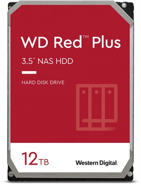 Накопичувач HDD SATA 12.0TB WD Red Plus 7200rpm 256MB (WD120EFBX) WD120EFBX фото