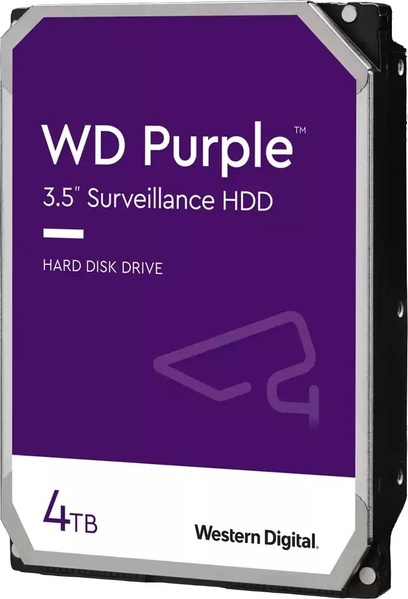 Накопичувач HDD SATA 4.0TB WD Purple 5400rpm 256MB (WD42PURZ) WD42PURZ фото