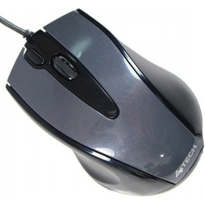 Миша A4Tech N-500F-1 Glossy Grey USB V-Track N-500F-1 (Glossy Grey) фото