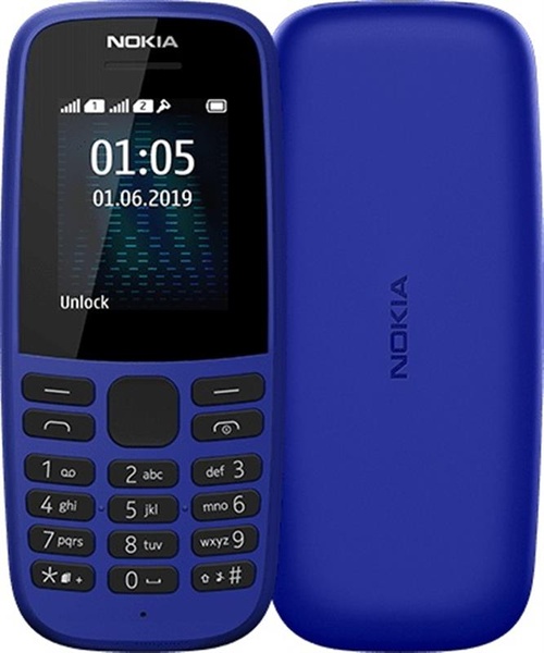 Мобільний телефон Nokia 105 2019 Single Sim Blue Nokia 105 2019 SS Blue фото