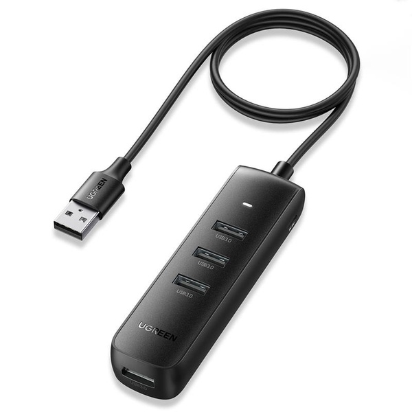 Концентратор USB 3.2 Ugreen CM416 4xUSB 3.2, Black (80657) 80657 фото