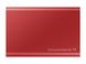 Накопичувач зовнішній SSD 2.5" USB 500GB Samsung T7 Red (MU-PC500R/WW) MU-PC500R/WW фото 5
