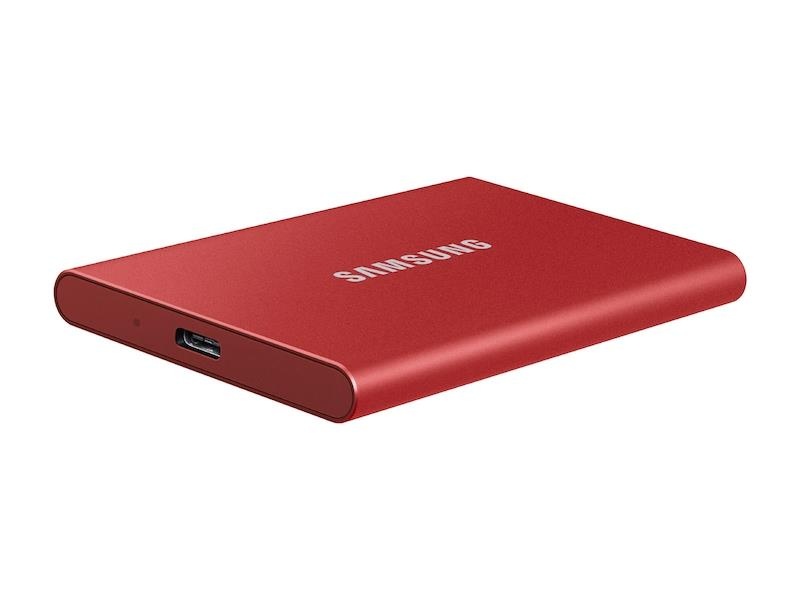 Накопичувач зовнішній SSD 2.5" USB 500GB Samsung T7 Red (MU-PC500R/WW) MU-PC500R/WW фото