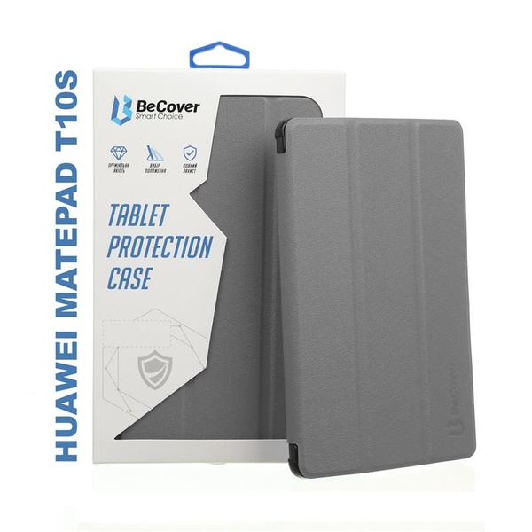 Чохол-книжка BeCover Smart Case для Huawei MatePad T 10s/T 10s (2nd Gen) Gray (705402) 705402 фото