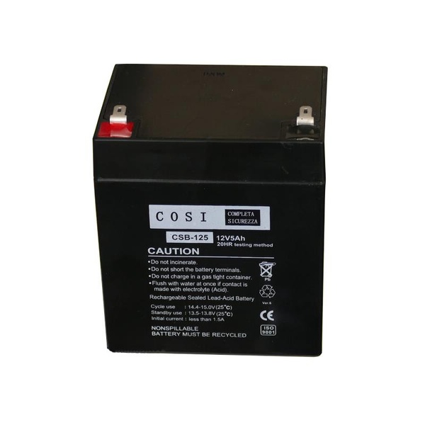 Акумуляторна батарея Cosi CSB-125 12V 5Ah (NV820962) AGM NV820962 фото