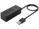Концентратор USB2.0 Orico W5P-U2-030-BK-PRO Black (CA911424) 4хUSB2.0 CA911424 фото 1
