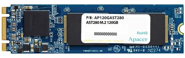 Накопичувач SSD 120GB Apacer AST280 M.2 SATAIII TLC (AP120GAST280-1) AP120GAST280-1 фото