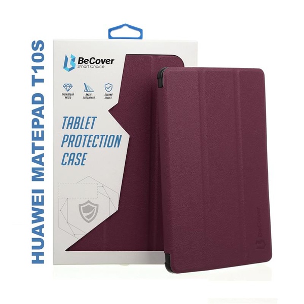 Чохол-книжка BeCover Smart Case для Huawei MatePad T 10s/T 10s (2nd Gen) Red Wine (705405) 705405 фото