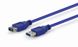 Кабель Gembird (CCP-USB3-AMAF-10) USB 3.0 AM/AF 3.0 м, синій, Premium CCP-USB3-AMAF-10 фото 2