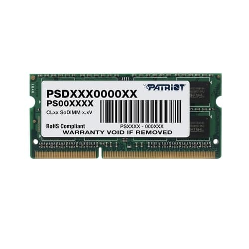 Модуль пам`яті SO-DIMM 4GB/1600 DDR3 1.35В Patriot Signature Line (PSD34G1600L2S) PSD34G1600L2S фото