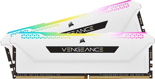 Модуль пам`ятi DDR4 2x8GB/3600 Corsair Vengeance RGB Pro SL White (CMH16GX4M2D3600C18W) CMH16GX4M2D3600C18W фото