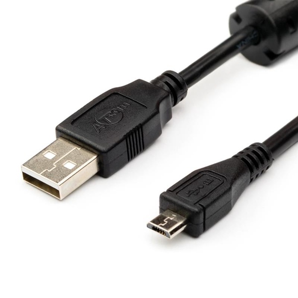 Кабель ATcom USB 2.0 AM/Micro BM 1,8 м, пакет 9175 фото