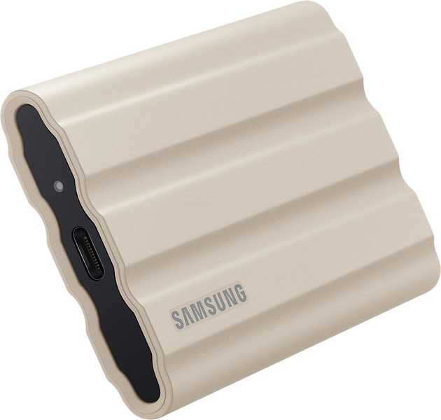 Накопичувач зовнішній SSD 2.5" USB 1.0TB Samsung T7 Shield Beige (MU-PE1T0K/EU) MU-PE1T0K/EU фото