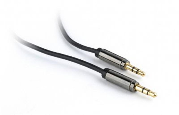 Аудіо-кабель Cablexpert 3.5 мм - 3.5 мм (M/M), 0.75 м, чорний (CCAP-444-0.75M) CCAP-444-0.75M фото