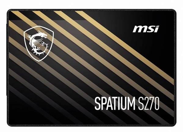 Накопичувач SSD 960GB MSI Spatium S270 2.5" SATAIII 3D TLC (S78-440P130-P83) S78-440P130-P83 фото