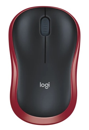 Мишка бездротова Logitech M185 (910-002240) Red USB 910-002240 фото