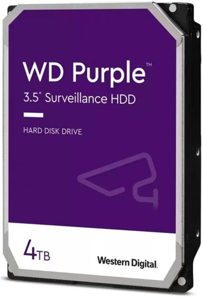 Накопичувач HDD SATA 4.0TB WD Purple 5400rpm 256MB (WD43PURZ) WD43PURZ фото