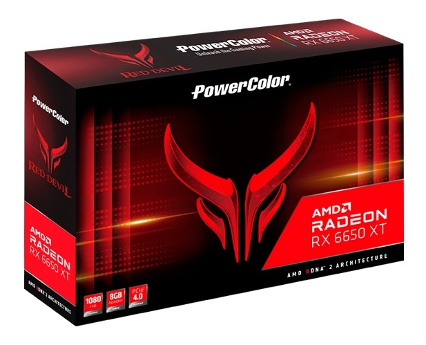 Відеокарта AMD Radeon RX 6650 XT 8GB GDDR6 Red Devil PowerColor (AXRX 6650 XT 8GBD6-3DHE/OC) AXRX 6650 XT 8GBD6-3DHE/OC фото