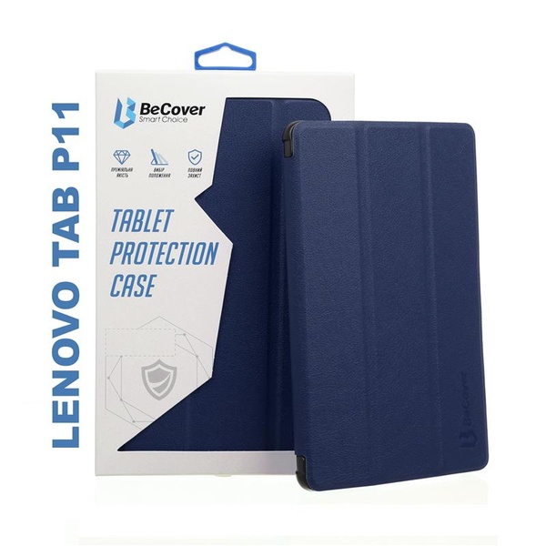 Чохол-книжка BeCover Smart для Lenovo Tab P11/Tab P11 Plus Deep Blue (705956) 705956 фото