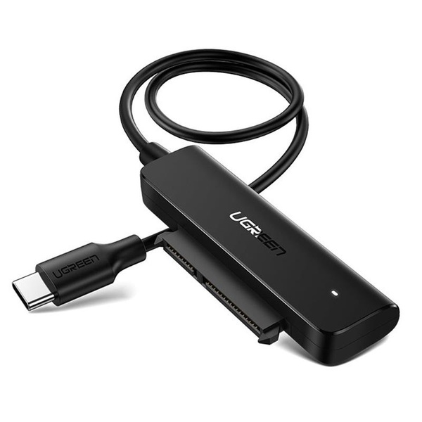 Адаптер Ugreen CM321 USB-С-1xSATA Black (70610) 70610 фото