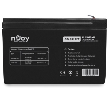 Акумуляторна батарея Njoy GPL09122F 12V 9AH (BTVACIUOCTA2FCN02B) AGM GPL09122F фото