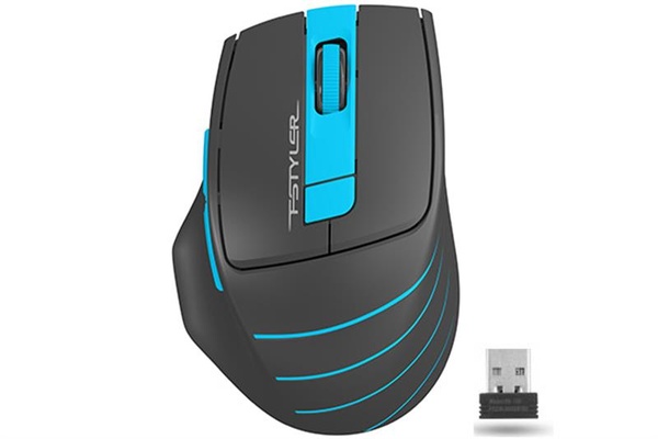 Мишка бездротова A4Tech FG30 Black/Blue USB FG30 (Blue) фото