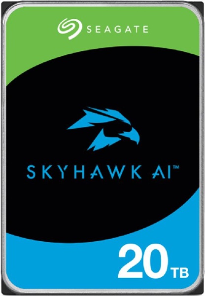 Накопичувач HDD SATA 20.0TB Seagate SkyHawk AI Surveillance 7200rpm 256MB (ST20000VE002) ST20000VE002 фото