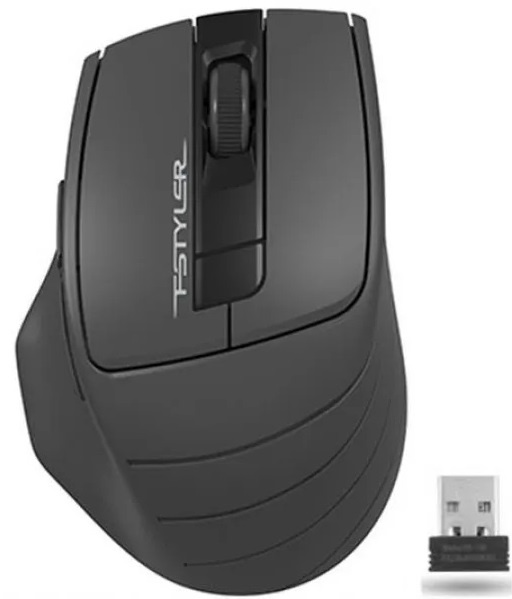 Мишка бездротова A4Tech FG30 Black/Grey USB FG30 (Grey) фото