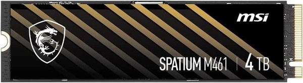 Накопичувач SSD 4TB MSI Spatium M461 M.2 2280 PCIe 4.0 x4 NVMe 3D NAND TLC (S78-440R030-P83) S78-440R030-P83 фото