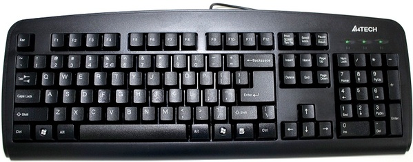 Клавіатура A4Tech KB-720 Black KB-720 USB (Black) фото