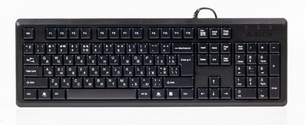 Клавіатура A4Tech KR-92 Black KR-92 USB (Black) фото