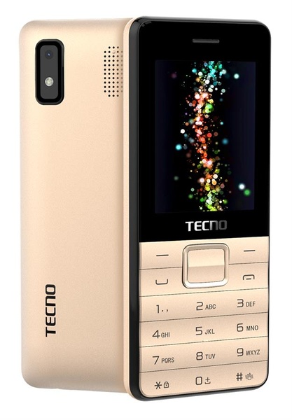 Мобiльний телефон Tecno T372 Triple Sim Champagne Gold (4895180746840) 4895180746840 фото