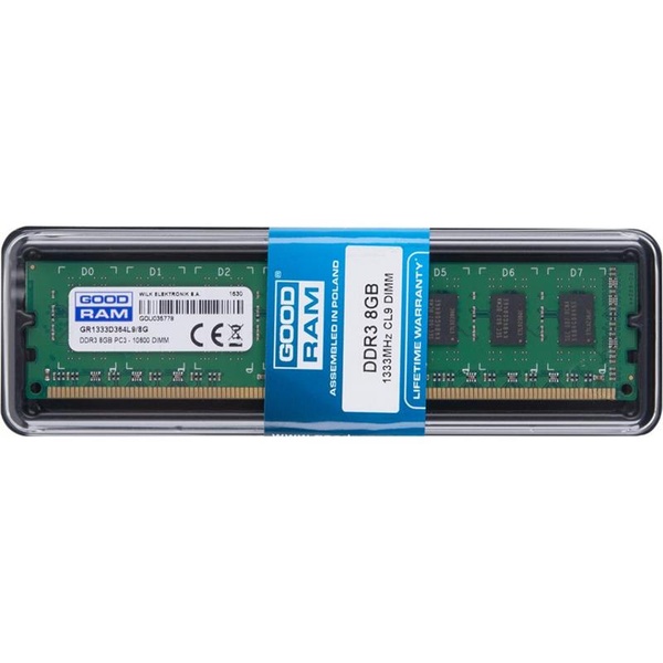 Модуль пам`ятi DDR3 8GB/1333 GOODRAM (GR1333D364L9/8G) GR1333D364L9/8G фото