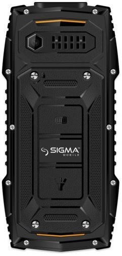 Мобільний телефон Sigma mobile X-treme AZ68 Dual Sim Black/Orange X-treme AZ68 фото