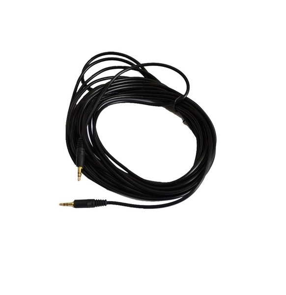 Аудіо-кабель Atcom 3.5 мм - 3.5 мм (M/M), 7.5 м, чорний (17438) пакет 17438 фото