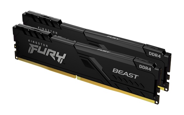 Модуль пам`ятi DDR4 2x8GB/3600 Kingston Fury Beast Black (KF436C17BBK2/16) KF436C17BBK2/16 фото