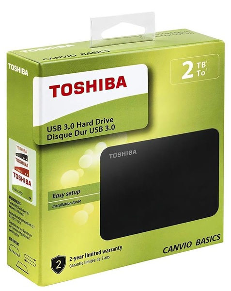 Зовнішній жорсткий диск 2.5" USB 2.0TB Toshiba Canvio Basics Black (HDTB420EK3AA) HDTB420EK3AA фото