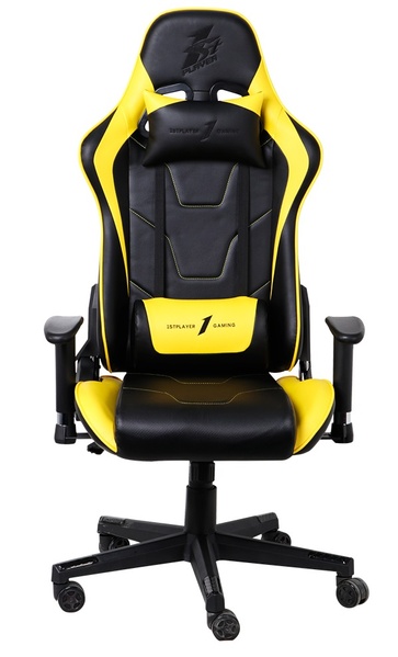Крісло для геймерів 1stPlayer FK2 Black-Yellow FK2 Black-Yellow фото