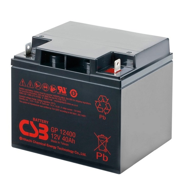 Акумуляторна батарея CSB 12V 40AH (GP12400/04309) AGM GP12400/04309 фото
