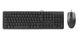 Комплект (клавіатура, мишка) A4-Tech KK-3330S Black USB KK-3330S Black фото 1