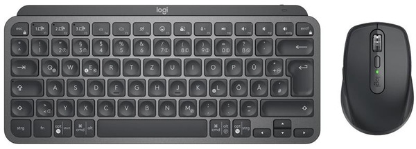 Комплект (клавіатура, миша) бездротовий Logitech MX Keys Mini Combo for Business Graphite US (920-011061) 920-011061 фото