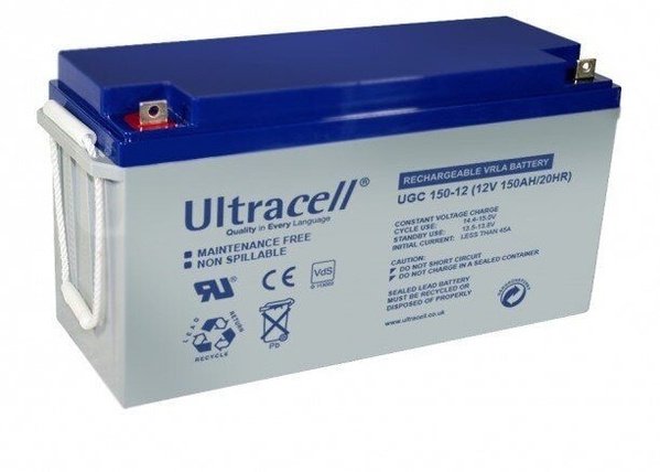 Акумуляторна батарея Ultracell UCG150-12 12V 150 Ah (UCG150-12/28067) GEL UCG150-12/28067 фото