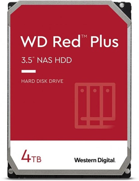 Накопичувач HDD SATA 4.0TB WD Red Plus 5400rpm 256MB (WD40EFPX) WD40EFPX фото
