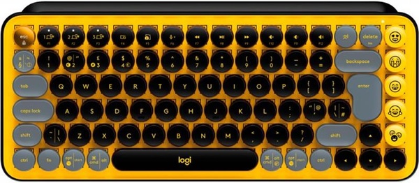 Клавiатура бездротова Logitech Pop Wireless Blast Yellow (920-010735) 920-010735 фото