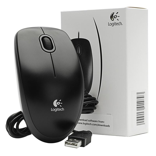 Мишка Logitech B100 (910-003357) Black USB 910-003357 фото